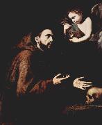 Jose de Ribera Franz von Assisi und der Engel mit der Wasserflasche